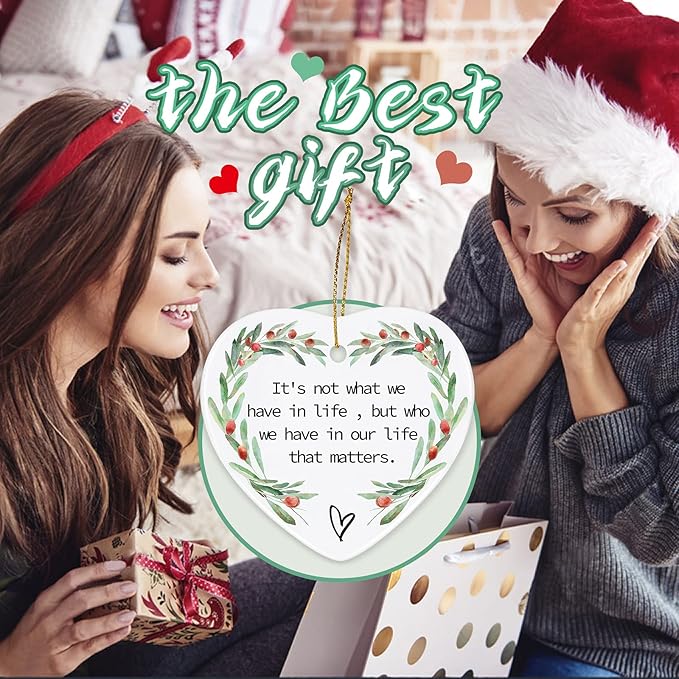 Jocidea Friendship Ornaments - Christmas & Birthday Gifts for Women - Home Decor
