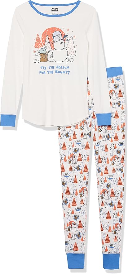 Amazon Essentials Disney | Marvel | Star Wars Women's Snug-Fit Cotton Pajama Sleepwear Sets