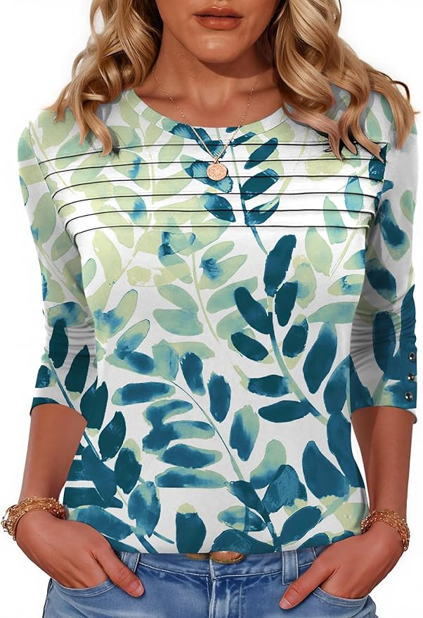 Blouses for Women Dressy Casual Long Sleeve Fall Fashion Tops Trendy Outfits for Work Office Shirts Thicker Clothes