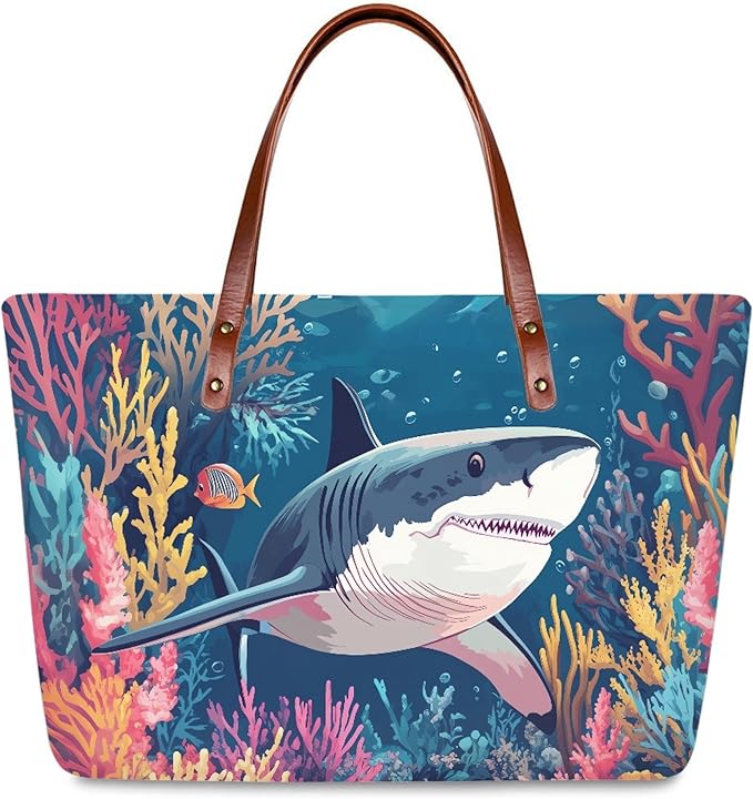 Womens Zip Up Tote Handbag Daisy Print Large Capacity Tote Purse Handbag Big Tote Bag Purse For Work Laptop