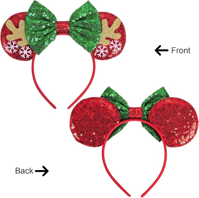 Eisyaa Mouse Ears Bow Headbands
