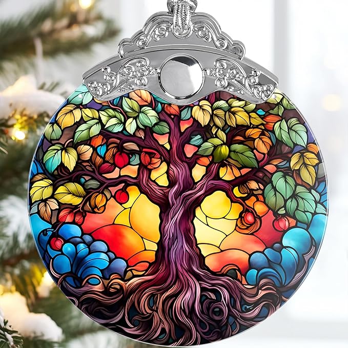 Jocidea Tree of Life Christmas Ornament - Tree Decor Gift - Holiday Keepsake - Stocking Stuffer