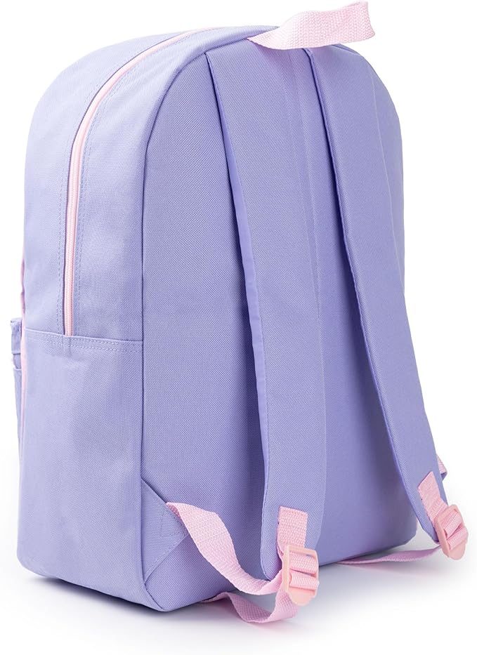 Disney Lilo & Stitch Girls Backpack Purple & Pink Rucksack with Adjustable Straps School Bag For Kids Movie Merchandise Gift
