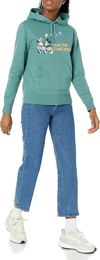 Amazon Essentials Disney | Marvel | Star Wars | Princess Women's Fleece Pullover Hoodie Sweatshirts (Available in Plus Size)