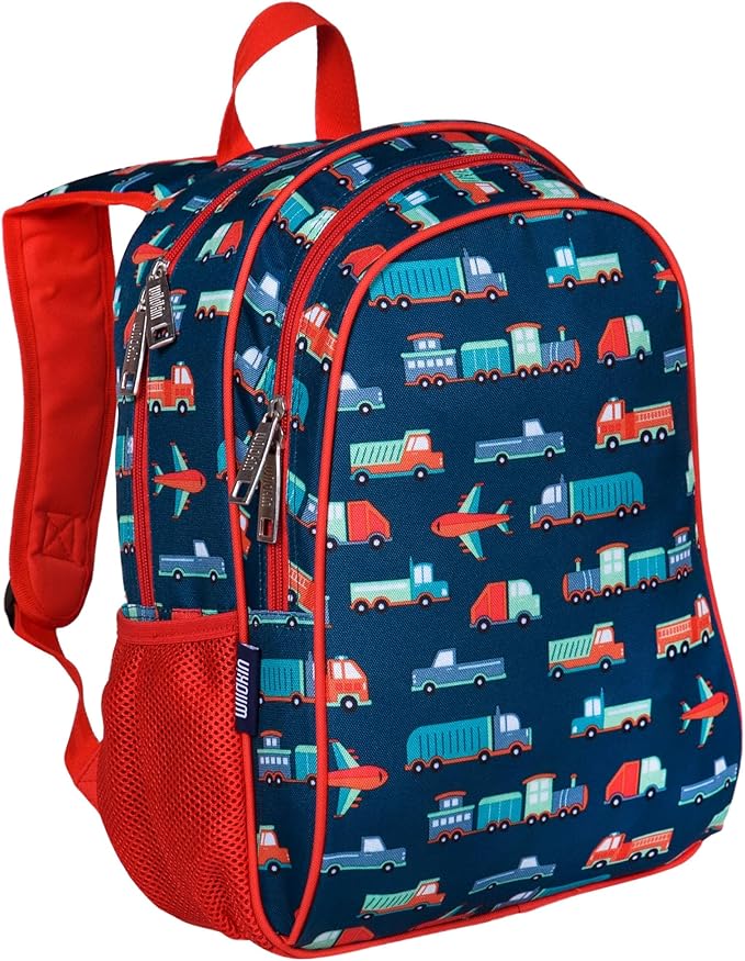 Wildkin 15-inch Kids Backpack – Durable, Padded, Adjustable for School & Travel - Transportation