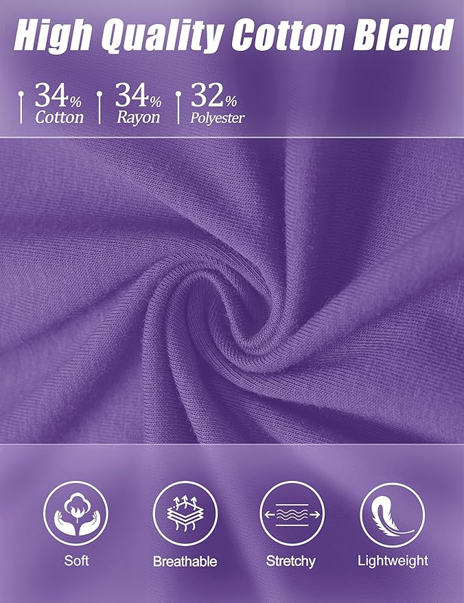 YUCOLEN Polo Shirts for Women 3/4 Sleeve Tops Golf Tees 5-Button Collared Cotton Shirt Business Casual