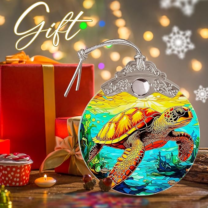 Jocidea Sea Turtle Ornament - Christmas Keepsake & Stocking Stuffer - Turtle Gift