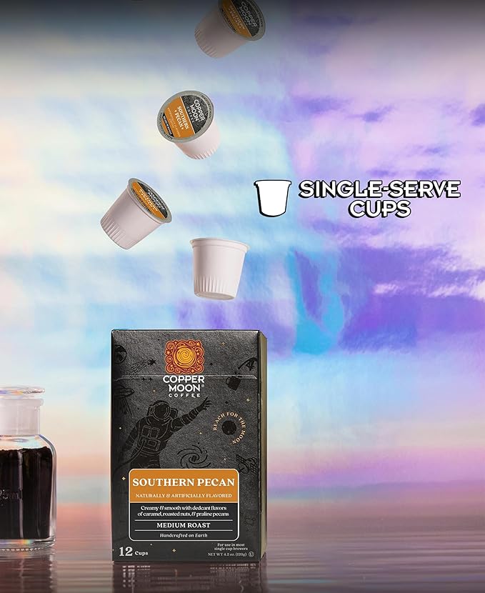 Copper Moon Coffee Single Serve Pods for Keurig Brewers Harvest Pack, 36 count (Pumpkin Spice, Southern Pecan)
