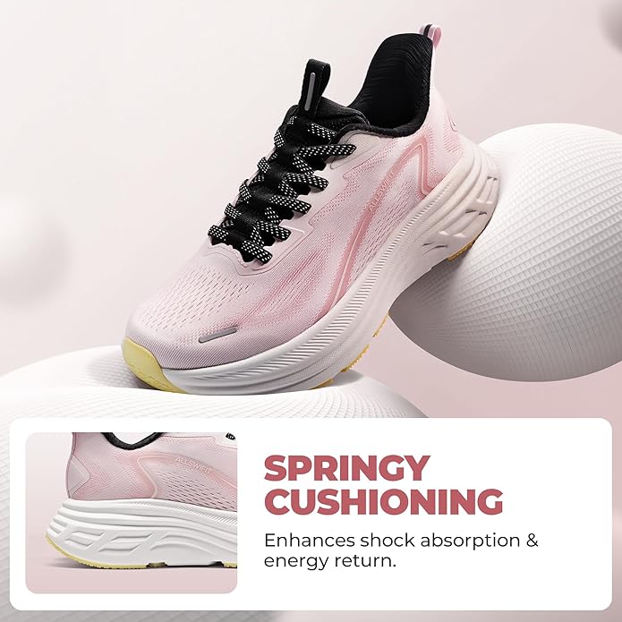 Women's Slip On Walking Shoes Hands-Free Cushion Running Tennis Shoes Non-Slip Comfortable Workout Gym Sports Athletic Fashion Sneakers