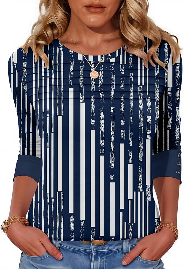 Blouses for Women Dressy Casual Long Sleeve Fall Fashion Tops Trendy Outfits for Work Office Shirts Thicker Clothes