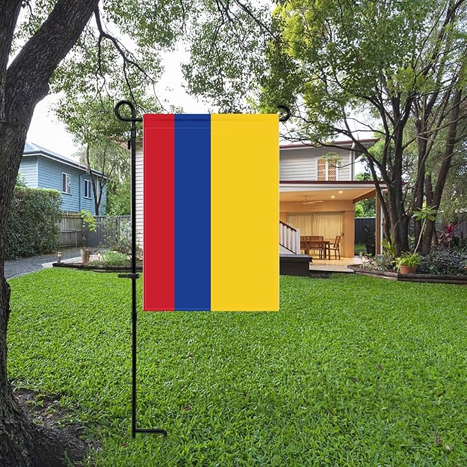 Colombia Flag Colombian Flag, Small Colombian Garden Flags for Yard Patio Porch Independence Day Patriotic Festival Outdoor Decorations