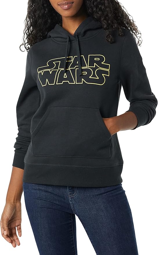 Amazon Essentials Disney | Marvel | Star Wars | Princess Women's Fleece Pullover Hoodie Sweatshirts (Available in Plus Size)