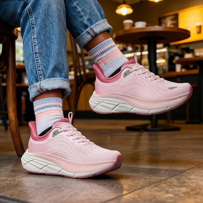 NORTIV 8 Women's Hands Free Slip On Walking Running Shoes Cushion Comfortable Tennis Shoes Non-Slip Workout Gym Sports Athletic Fashion Sneakers