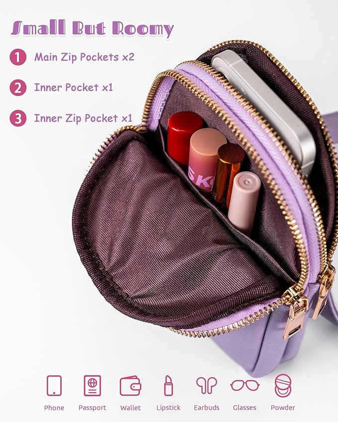 Gifts for Preteens Teen Girls, Sling Purse with Initial Letter for 8 9 10 11 12 13 14 15 16 Year Old Girls, Mini Crossbody Bags for Teen Girls, Tween Girls Trendy Stuff, Travel Essentials