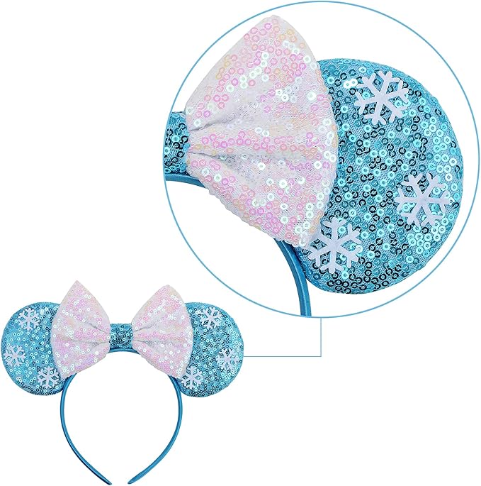 Eisyaa Mouse Ears Bow Headbands