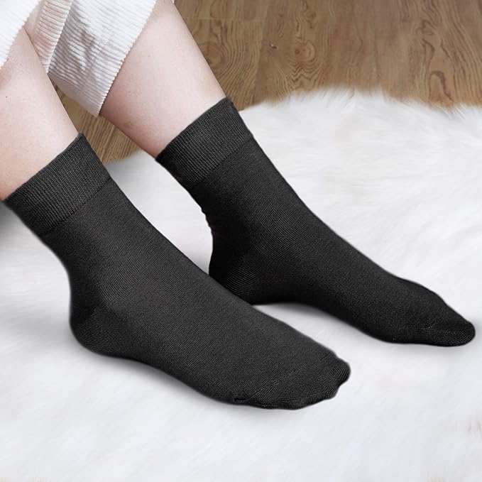 FGZ Women Thin Cotton Socks Soft Cozy Socks Cute Ankle Crew Socks 5 Pairs