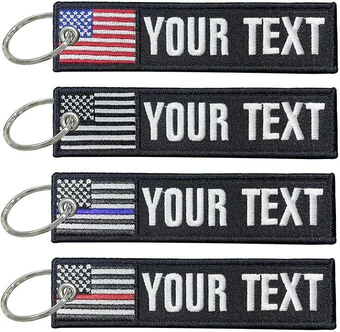 QJS PATCH Customzied Keychain,Personalized Key chain,Key Ring Accessories for Motorcycles,Scooters,Cars and Gifts
