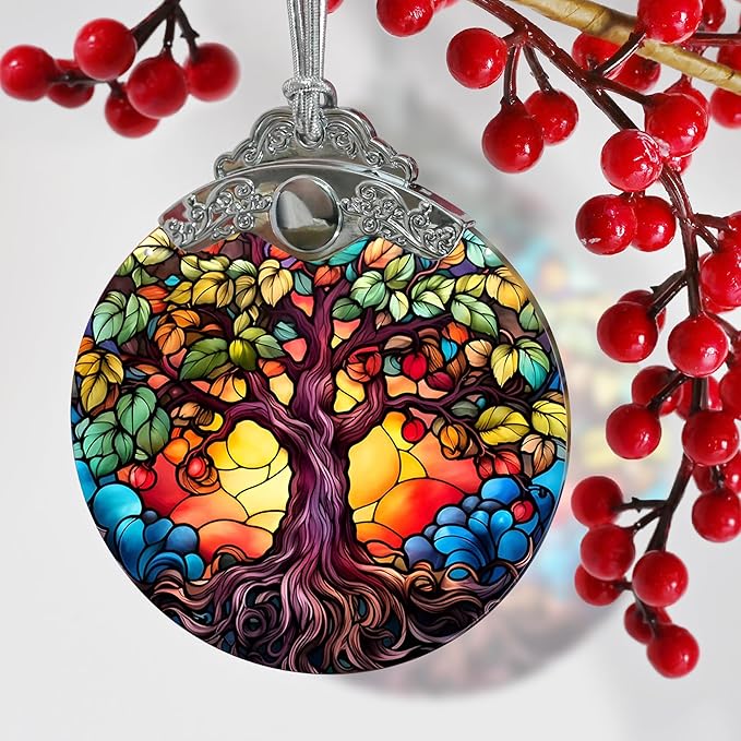 Jocidea Tree of Life Christmas Ornament - Tree Decor Gift - Holiday Keepsake - Stocking Stuffer