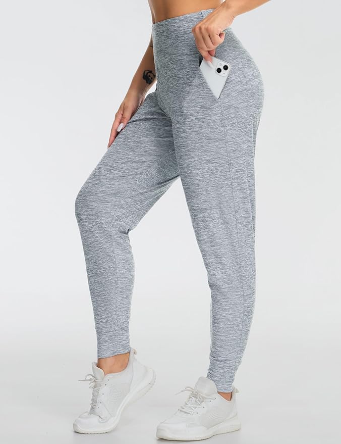 THE GYM PEOPLE Women's Joggers Pants Lightweight Athletic Leggings Tapered Lounge Pants for Workout, Yoga, Running