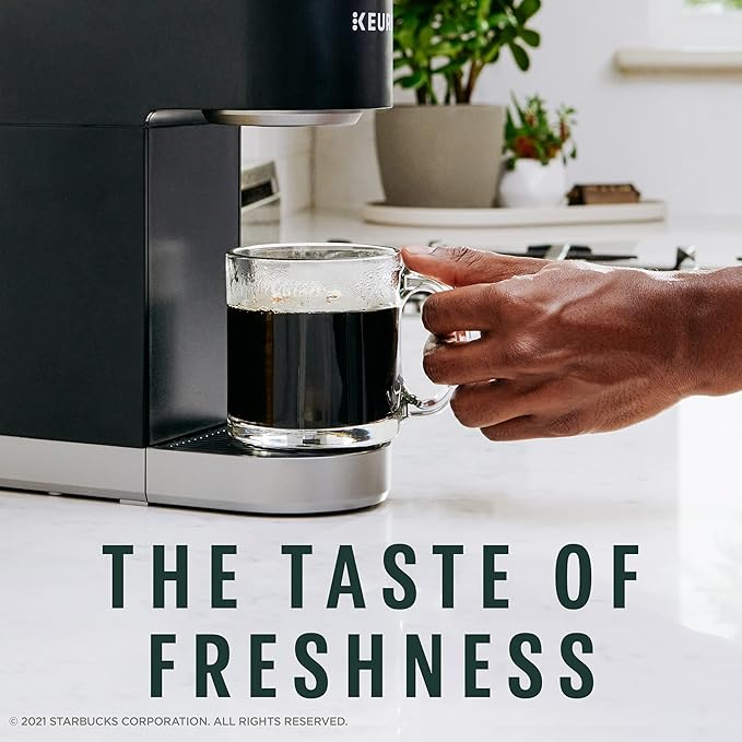 Starbucks K-Cup Coffee Pods, Medium Roast Hot or Iced Coffee, Pike Place Roast, 96 Keurig Pods