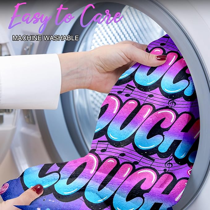 Kpop Couch! Couch! Couch! Gifts Blanket - Ultra-Soft Plush Throw Blanket for Adult, Teen Girls, Music Gifts for Women Friends K-Pop Lovers Merch Stuff, Christmas Birthday Gifts (Purple, 60''x50'')