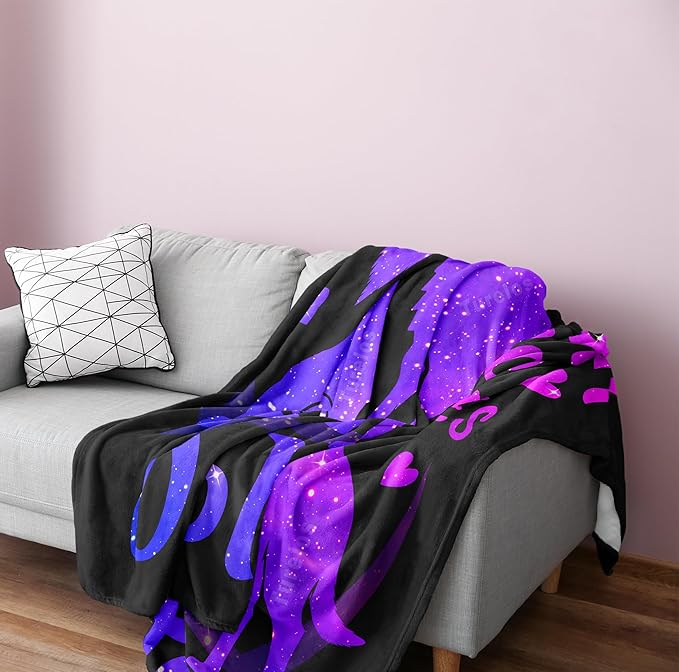 Turelos Wolf Gifts Blanket for Girls, Wolves Gift for Women, Wolf Themed Gifts/Stuff for Wolf Lover Blanket 50x40in