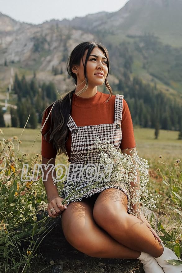 LIYOHON Womens Tops Dressy Casual Mock Turtleneck Business Short Sleeve T Shirts Going Out Tops 2026
