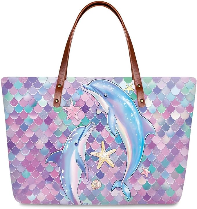 Womens Zip Up Tote Handbag Daisy Print Large Capacity Tote Purse Handbag Big Tote Bag Purse For Work Laptop