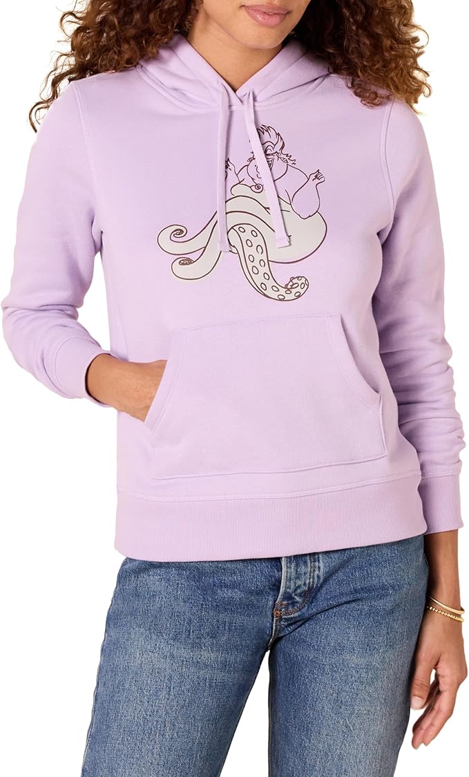 Amazon Essentials Disney | Marvel | Star Wars | Princess Women's Fleece Pullover Hoodie Sweatshirts (Available in Plus Size)