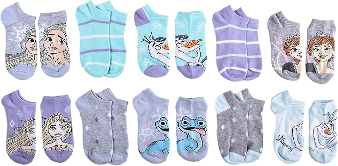 Disney girls No Show Socks