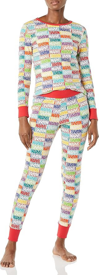 Amazon Essentials Disney | Marvel | Star Wars Women's Snug-Fit Cotton Pajama Sleepwear Sets