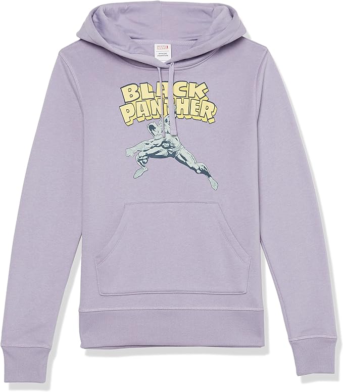 Amazon Essentials Disney | Marvel | Star Wars | Princess Women's Fleece Pullover Hoodie Sweatshirts (Available in Plus Size)
