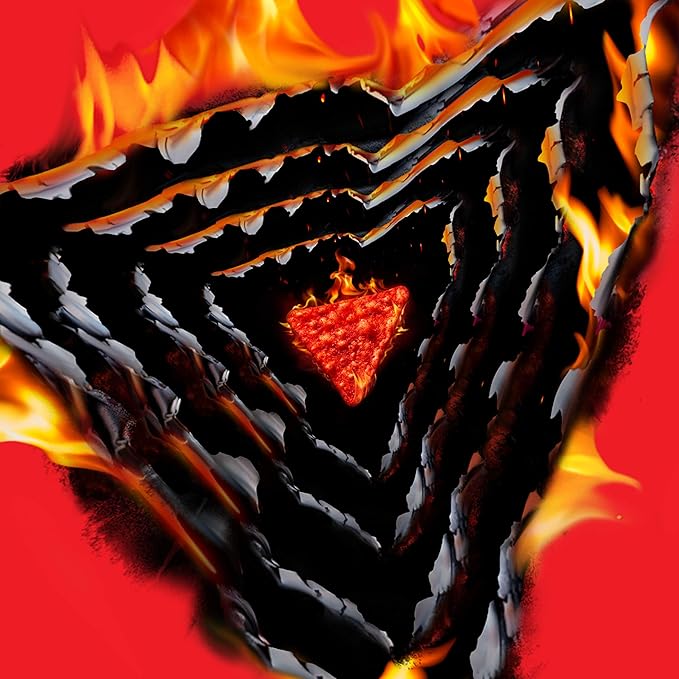 Doritos Flavored Tortilla Chips, Flamin' Hot Nacho, 1 Ounce (Pack of 40)