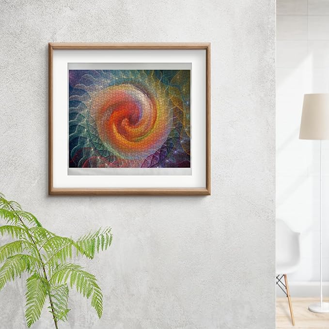 Multicolored Swirl Puzzles for Adults 1000 Pieces, Large Jigsaw Puzzles 1000 Piece for Kids Teens Family Fantasy Puzzle Toys Educational Intellectual Decompressing Challenging Fun Game Size 27" x 20"