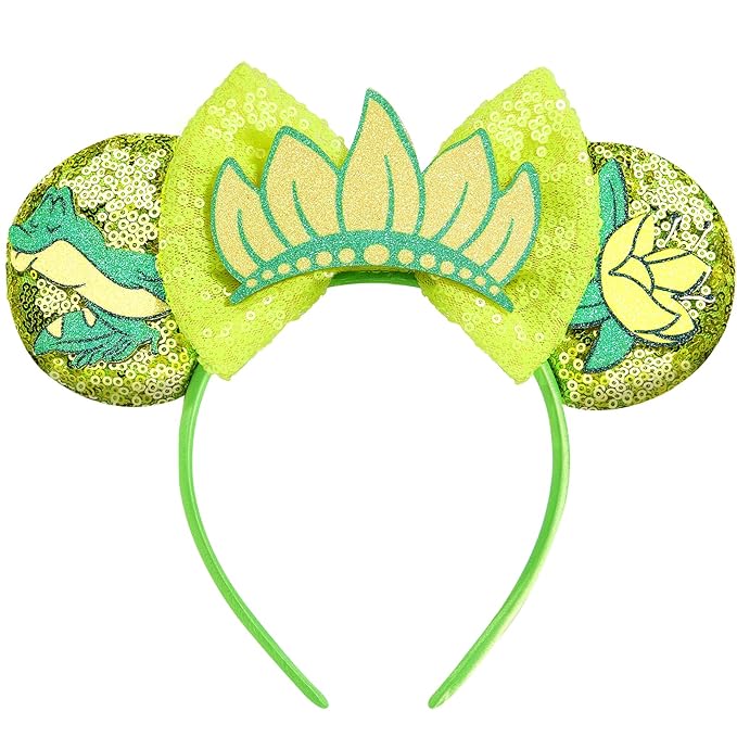 HAMUTH Mouse Ears Headband,Princess Headbands for Women Girls Boys,Princess Decorations for Party Trip Parks Cosplay Costume Accessories