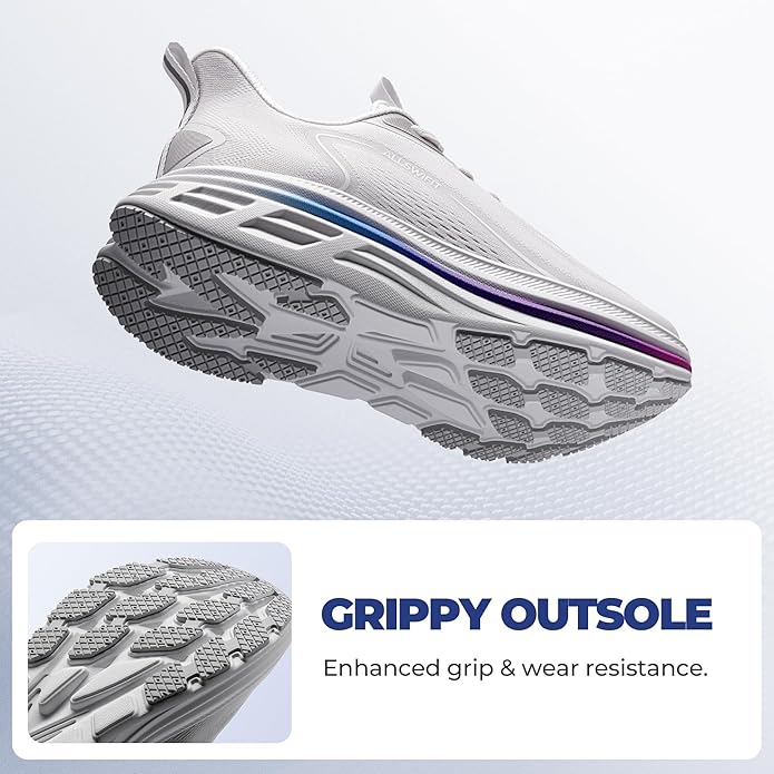 Women's Slip On Walking Shoes Hands-Free Cushion Running Tennis Shoes Non-Slip Comfortable Workout Gym Sports Athletic Fashion Sneakers