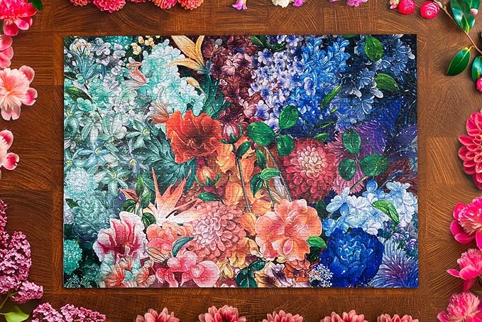 MOSAIC PUZZLES Ombre Bloom Puzzles for Adults - Premium Jigsaw Puzzles, 1000 Pieces