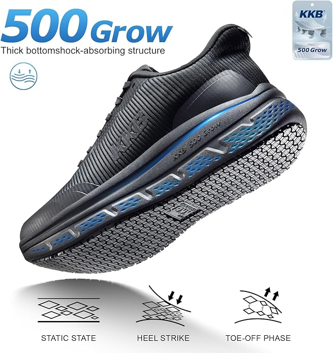 Non Slip Work Shoes Women Slip Resistant Work Shoes for Women,Slip-On Waterproof Walking Shoes for Standing All Day in Nursing Kitchen Restaurant Arch Support Lightweight Black Women 7