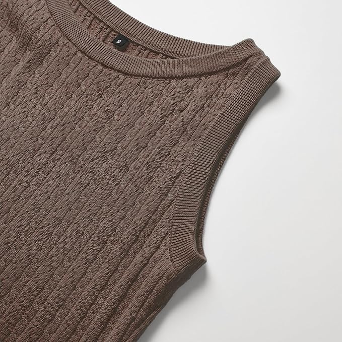 Arach&Cloz Women's Wool Blend Sweaters Non See Through All-Season Business Casual Tank 2026