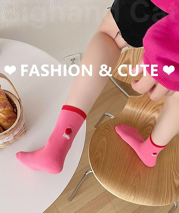 IIG 3-6 Pairs Womens Cute Animal Patterned Funny Novelty Cotton Crew Socks