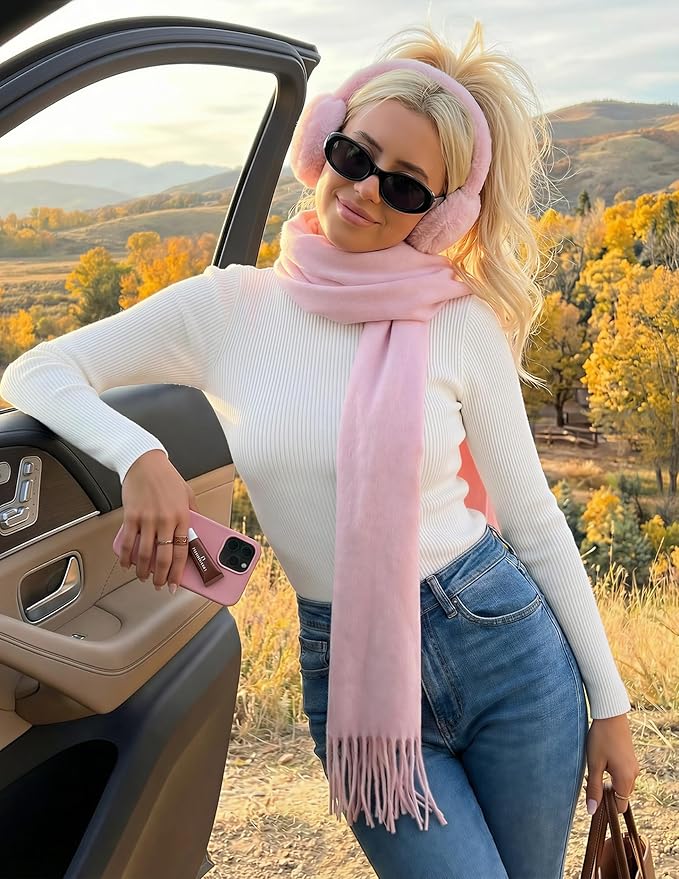 ZESICA Women's Long Sleeve Crewneck Shirts 2026 Fall Ribbed Knit Sweater Slim Fitted Casual Basic Tee Tops