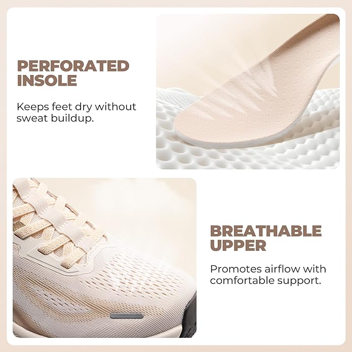 Women's Slip On Walking Shoes Hands-Free Cushion Running Tennis Shoes Non-Slip Comfortable Workout Gym Sports Athletic Fashion Sneakers