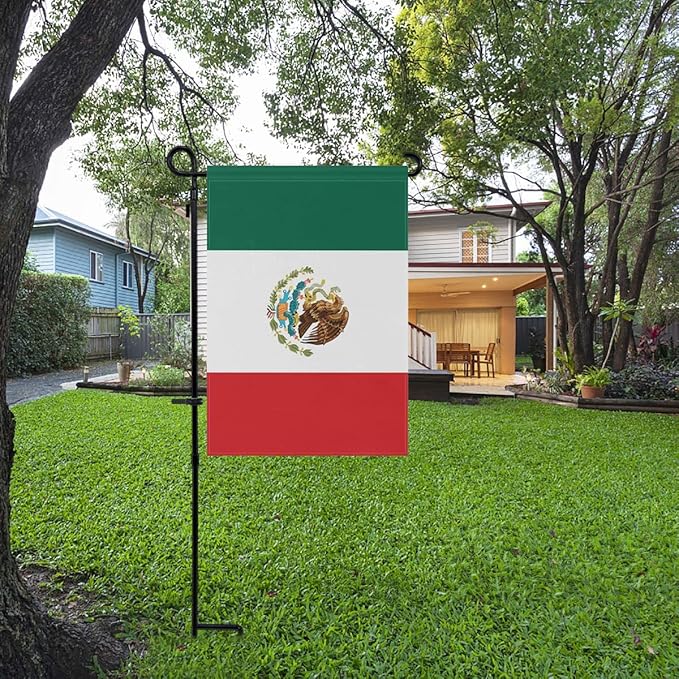 Mexico Flag Mexican Flag, Small Mexican Garden Flags for Yard Patio Porch Independence Day Patriotic Festival Outdoor Decorations