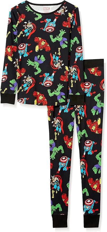 Amazon Essentials Disney | Marvel | Star Wars Women's Snug-Fit Cotton Pajama Sleepwear Sets
