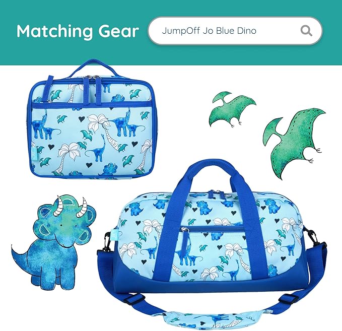 Wildkin Blue Dino 15 Inch Backpack