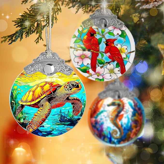 Jocidea Sea Turtle Ornament - Christmas Keepsake & Stocking Stuffer - Turtle Gift