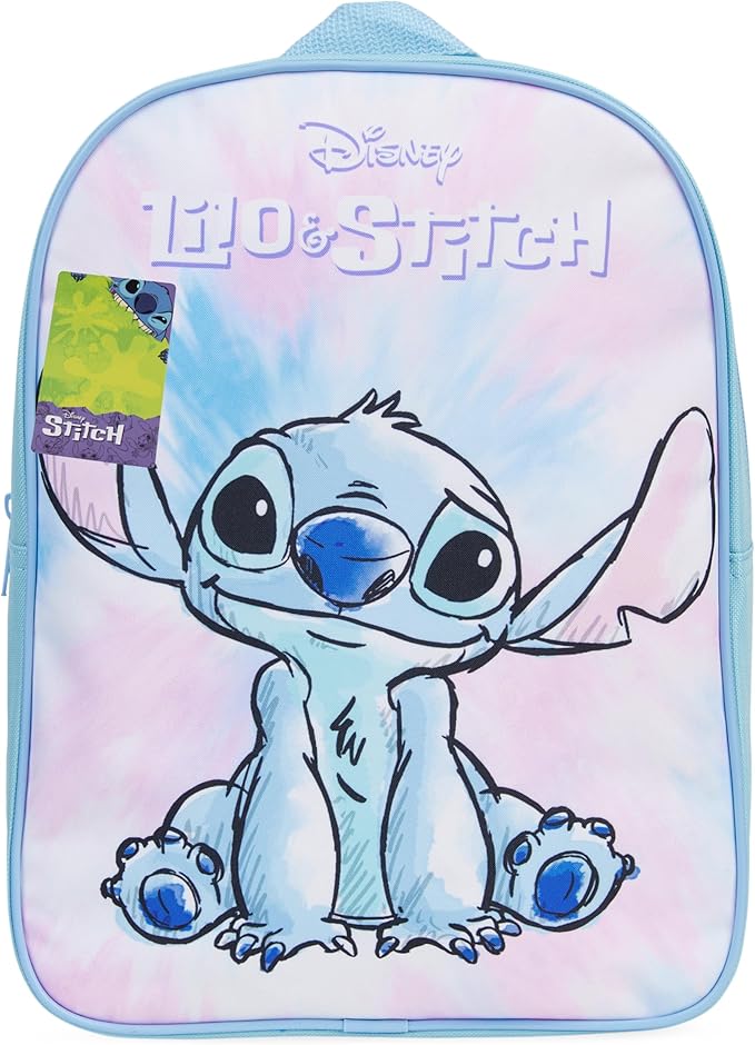 Get Trend Disney Stitch Mini Backpack Kids Toddlers 12x9” Rucksack Kindergarten Bag Preschool Sports Travel Backpacks 3+ Gifts for Kids (Blue Stitch)