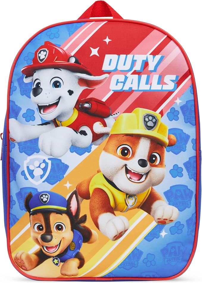 Get Trend Paw Patrol Mini Backpack Kids Toddlers 12x9” Rucksack Kindergarten Bag Preschool Sports Travel Backpacks 3+ Gifts for Kids (Blue Paw Patrol)