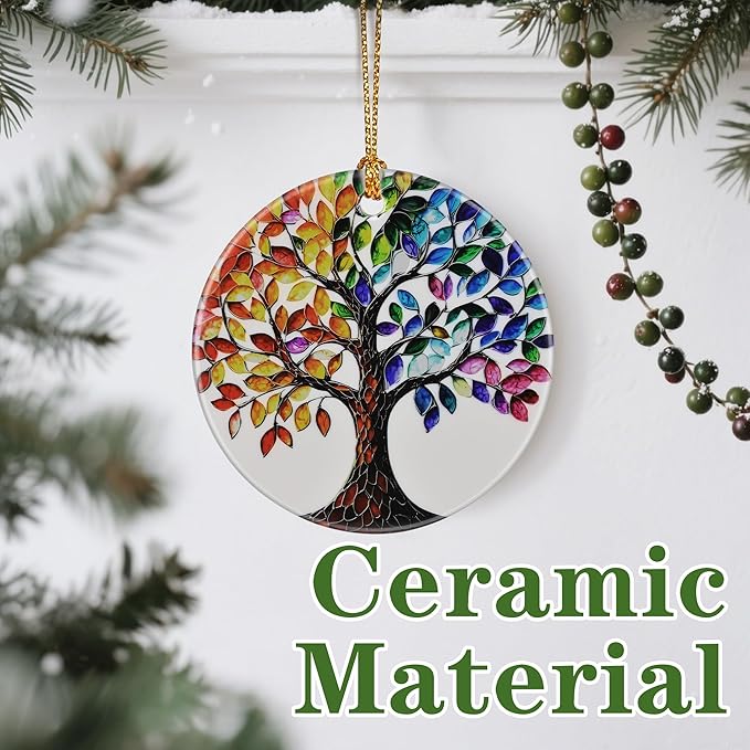 Tree of Life Ornament, Christmas Ornament – Christmas Tree Decor, Holiday Decoration, Stocking Stuffer, Festive Gift Idea, Gifts for Friends, Family