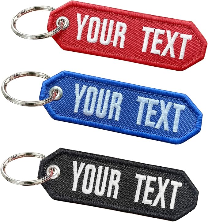 QJS PATCH Customzied Keychain,Personalized Key chain,Key Ring Accessories for Motorcycles,Scooters,Cars and Gifts